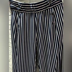 Striped dress pants